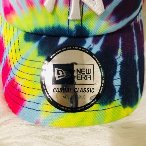 New Era Yankees CC Purple Tie Dye Men's Cap Casual Classic Adjustable NEW - Picture 4 of 7